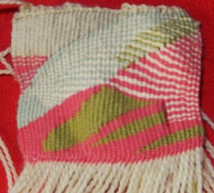 wedge weave sampler